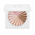 Pressed Powder Highlighter - Face Makeup | X’s & Glow’s - 4 Shades in 1 Pan | Pearl Shimmer Liquid-To-Baked Powder Highlighter | Refillable Pan | Cruelty-Free Beauty Essential | 7g