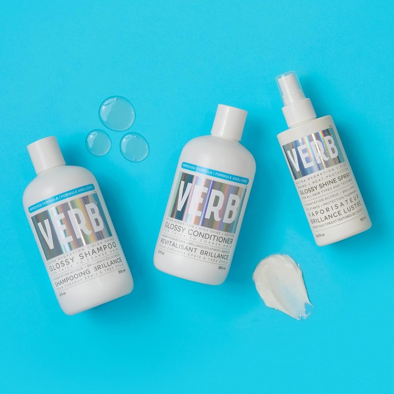 VERB Glossy Shampoo - Cleanses & Adds High Shine for Thick, Coarse Hair - Vegan, Paraben-Free, Sulfate-Free