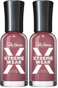 Sally Hansen Xtreme Wear Nail Polish, Streak-Free, Shiny Finish, Long-Lasting Nail Color, Mauve Over, 0.12 fl oz (Pack of 2)