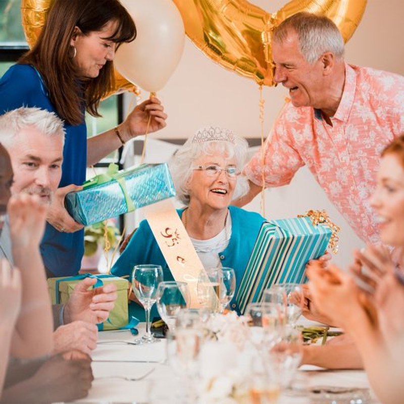 CIEHER 95th Birthday Crown and Sash, 95 & Fabulous Sash, 95th Birthday Decorations for Women - Rose Gold