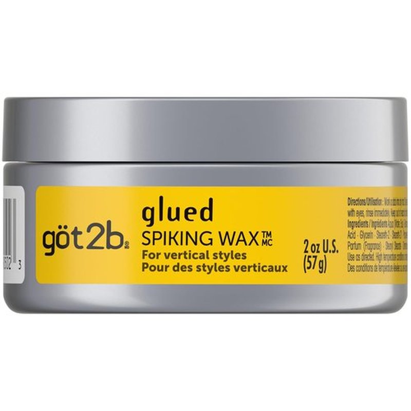 Got2b Glued Spiking Hair Wax - Fierce Hold for All-Day Style | 2 oz