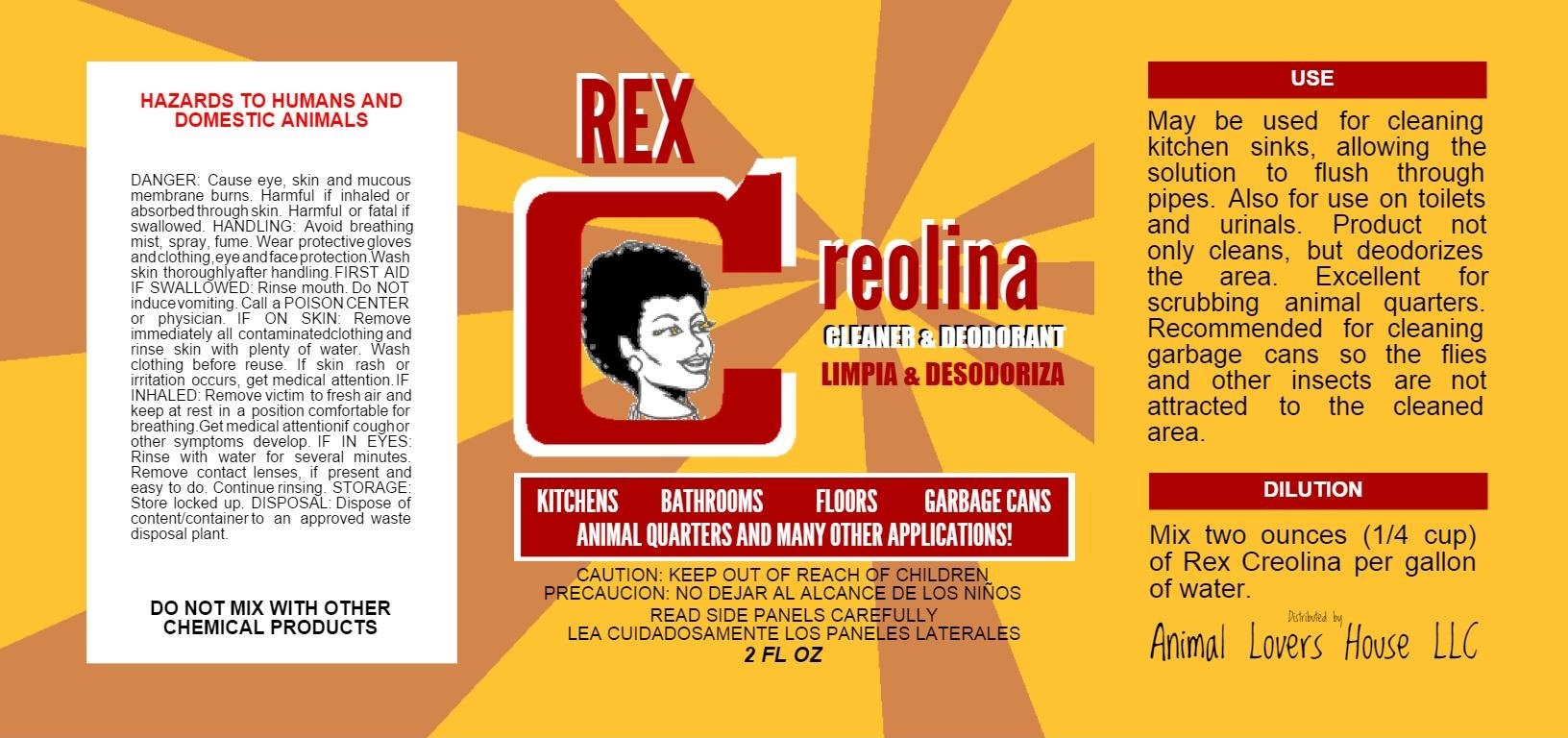 Creolina Rex 2 oz Deodorant-Cleaner Y