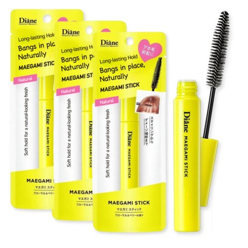 Moist Diane Perfect Beauty Hair Wax Stick for Women, Hair Gel Stick Tamed Hair, Hair Mascara for Flyaways, Not-Greasy Hair Finishing Stick, Portable Maegami Stick with Natural Ingredients from Japan