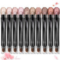Skiennix Eyeshadow Stick - Shimmering Champagne Pink Metallic Cream Pencil | 10PCS Waterproof & Smudge-Proof