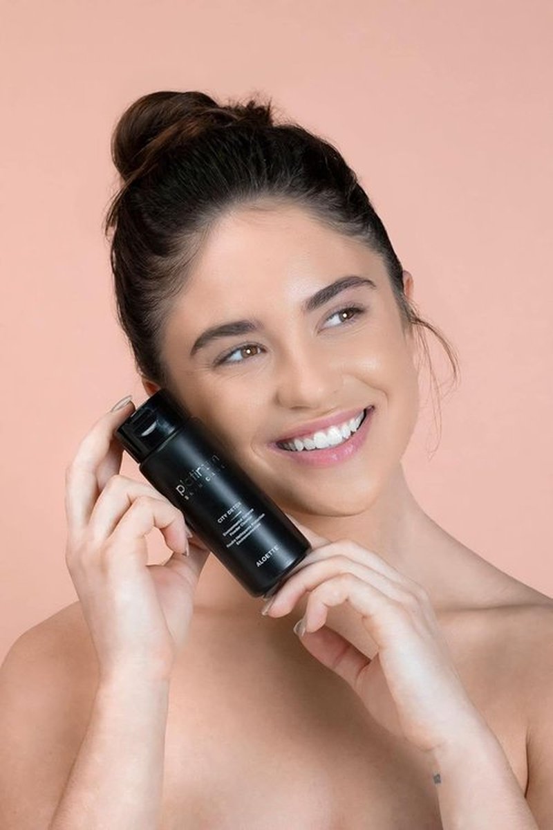 Aloette City Detox Charcoal Infused Powder Cleanser - Sulfate & Cruelty Free, 1.7 Fl Oz