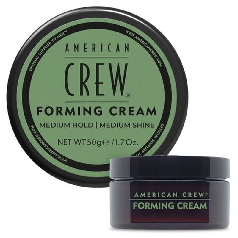 American Crew Hair Forming Cream - Medium Hold & Shine Styling Gel | Travel Size 1.7 oz