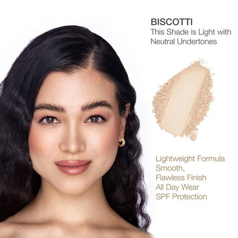 Bellapierre Mineral Foundation SPF 15 – Loose Powder Foundation, Full Coverage Mineral Makeup with Matte Finish – Vegan, Cruelty Free, Hypoallergenic, Oil & Talc Free – 0.32 oz - Biscotti
