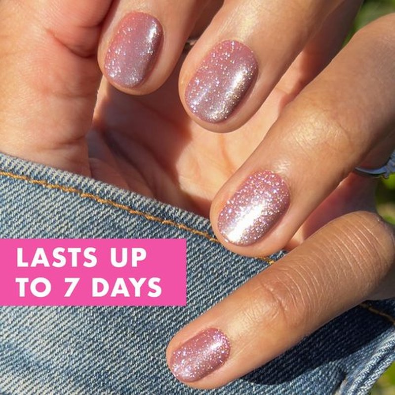 Olive & June Press-On Nails - Effects Super Stick | Extra Short Round | 32 Tabs in 16 Sizes | Non-Toxic & Easy On-Off | 7-Day Wear