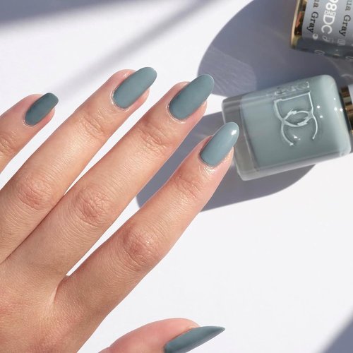 DND DC Gel Polish Set - Blue Collection | UV/LED Gel & Air Dry Nail Lacquer Duo, 0.5 Fl Oz Each