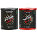 Caffe Vergnano Italian Ground Coffee Moka & Espresso Variety (2 Pack)
