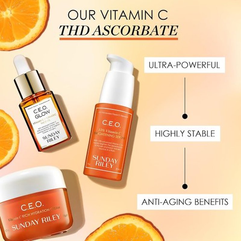 Sunday Riley C.E.O. Vitamin C Rich Hydration Cream - Revitalize & Brighten Your Skin