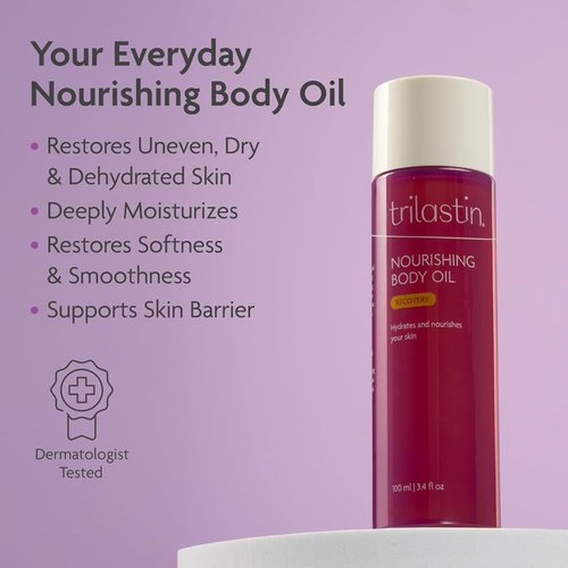 Trilastin Maternity Stretch Mark Prevention Cream & Nourishing Body Oil Bundle - Hypoallergenic Skincare for Moms | 1 Month Supply