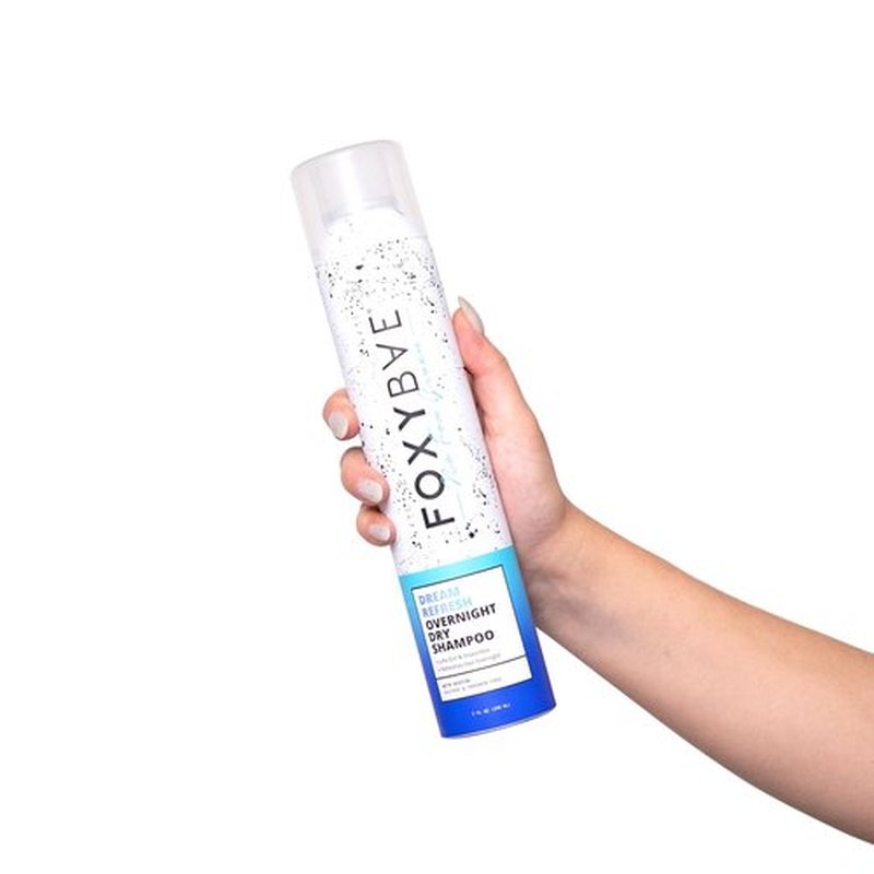 FoxyBae Overnight Dry Shampoo Spray - Biotin & Charcoal Formula for Oil Control | 7 fl oz
