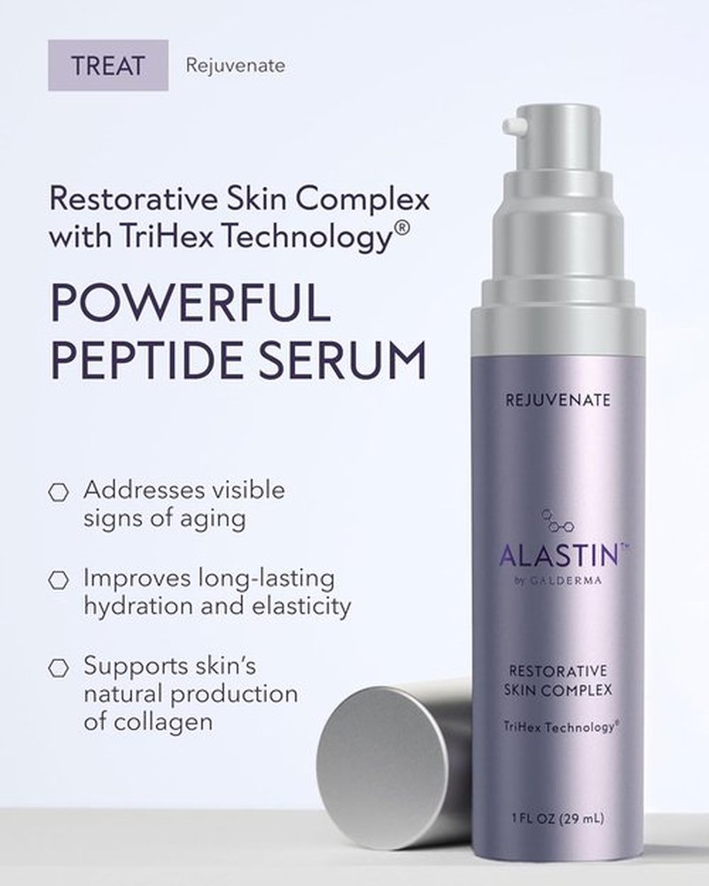 ALASTIN Skincare Restorative Skin Complex Face Serum - Anti-Aging with TriHex+ Technology (1 oz) | Boosts Hydration & Reduces Fine Lines