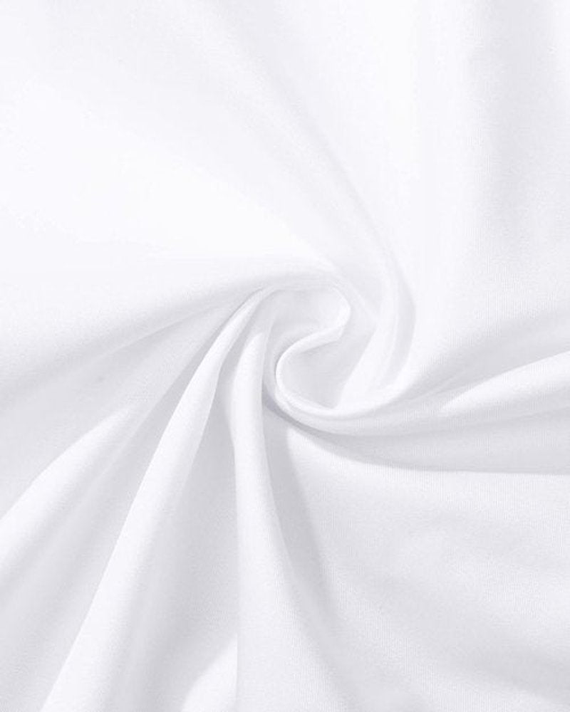 J.VER Men's Dress Shirt - Solid Long Sleeve, Stretch, Wrinkle-Free | Business Casual Button Down