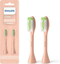 Philips One by Sonicare Electric Toothbrush Heads - 2 Pack Shimmer Pink | Up to 6 Month Supply