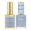 DND DC Gel Polish Set - Blue Collection | UV/LED Gel & Air Dry Nail Lacquer Duo, 0.5 Fl Oz Each