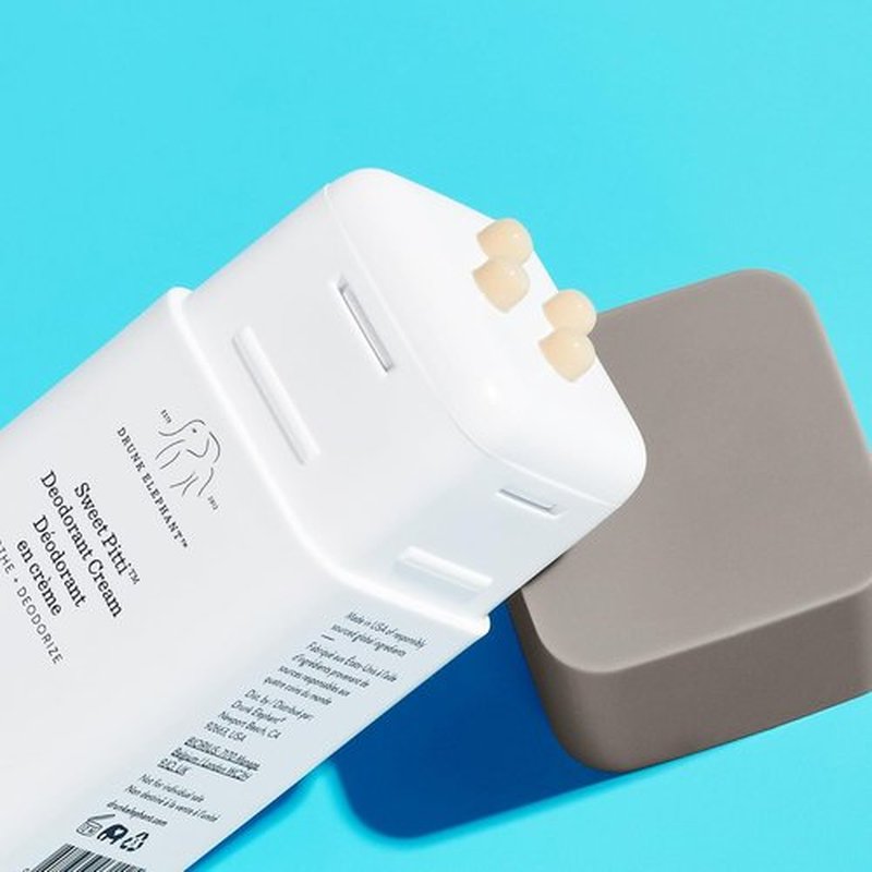 Drunk Elephant Sweet Pitti Deodorant Cream - Aluminum-Free, Clean Skincare - 60 ml/2 fl oz - Cruelty-Free