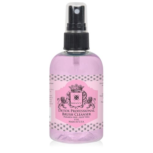 SHANY Detox Makeup Brush Cleaner - Paraben-Free, Vegan, Cruelty-Free Formula - 4oz Instant Dry