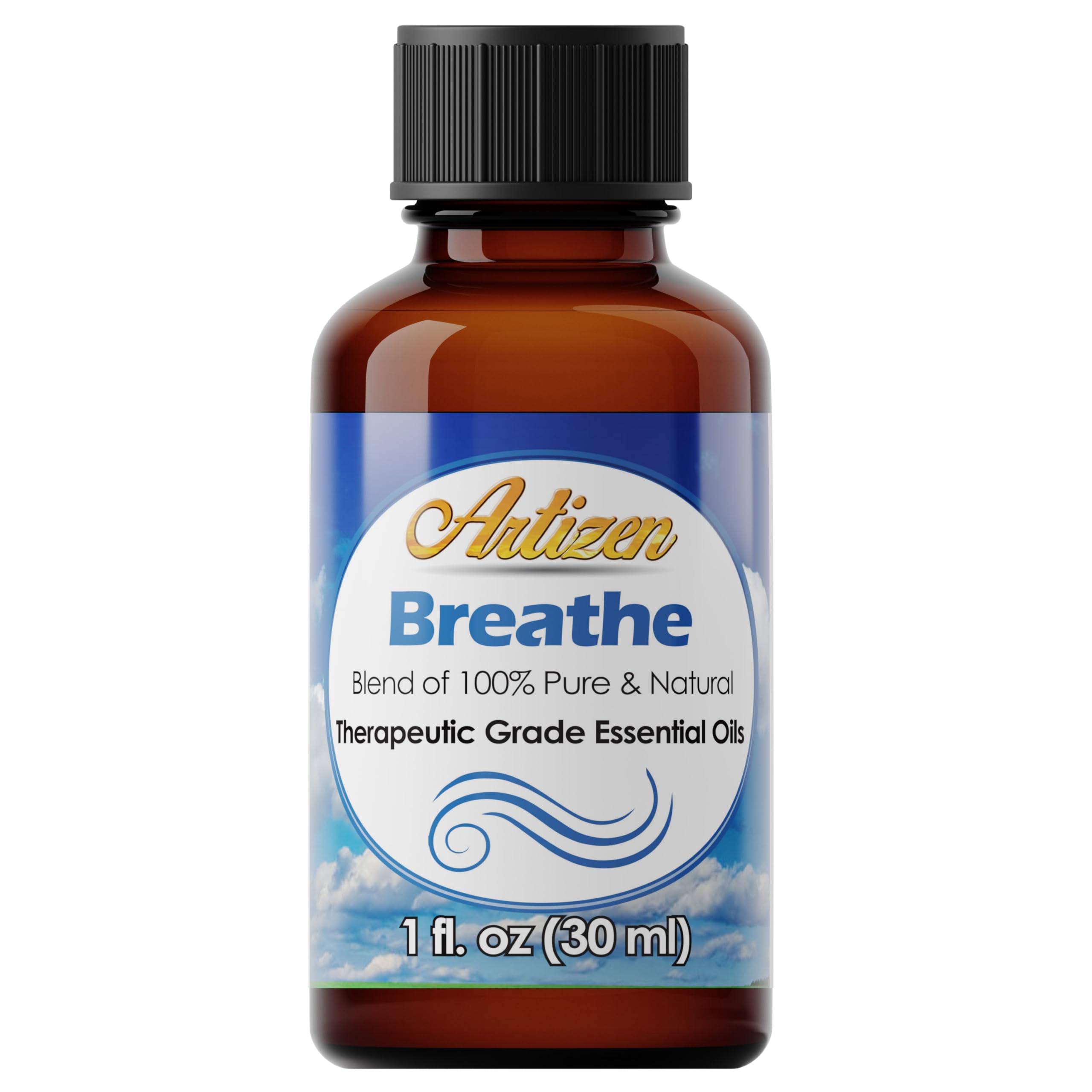 Artizen Breathe Blend Essential Oil for Aromatherapy, Relaxation, Skin Therapy & More – Pure, Natural & Undiluted Therapeutic Grade