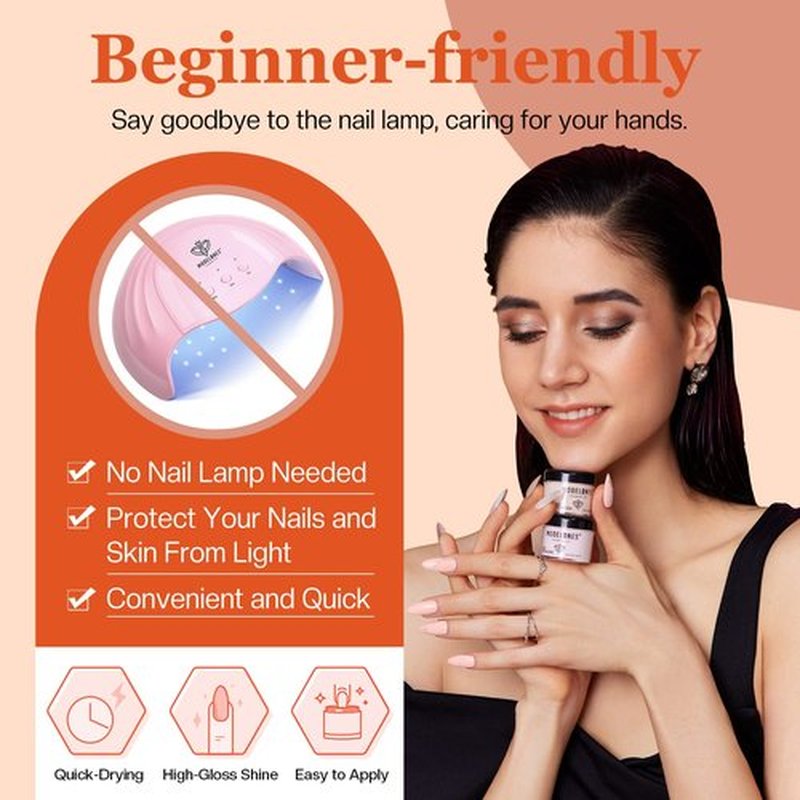 Dip Powder Nail Starter Kit 20 Colors(Kaleidoscope), Modelones Dip Nail Kit with Dip Base Top Coat Activator Liquids Dip Tools, Dipping Powder Kit System for Beginner DIY No Lamp Needed