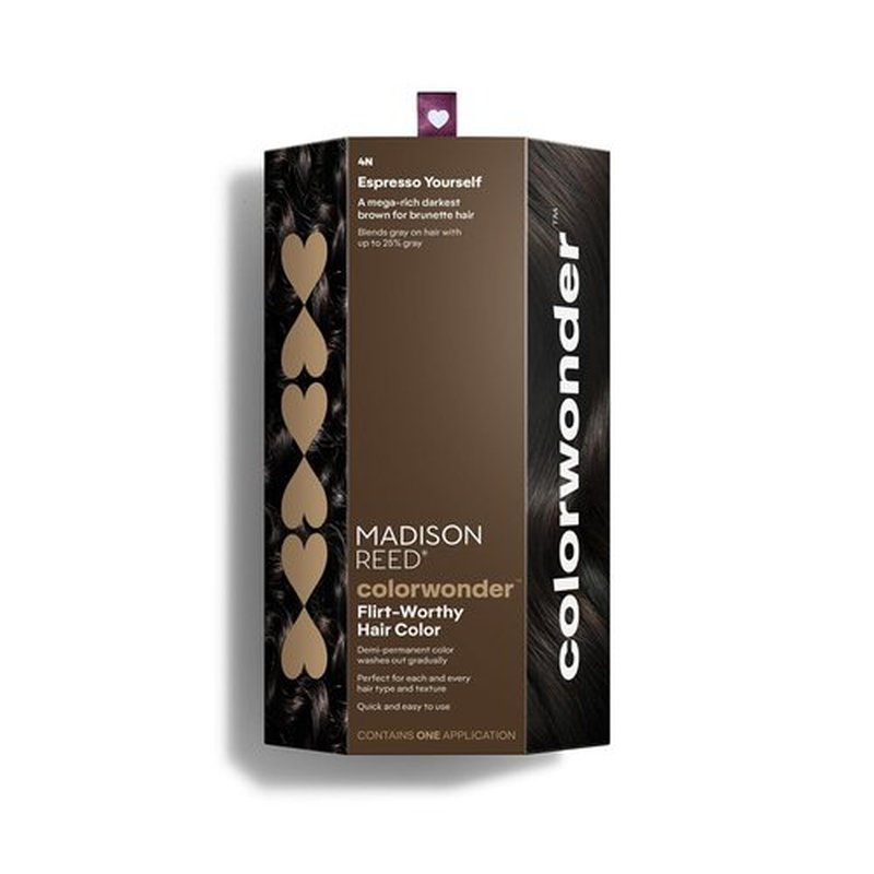 Madison Reed Colorwonder Demi-Permanent Hair Color - Ammonia-Free, Effortless At-Home Dye | Espresso Yourself (4N Darkest Brown)