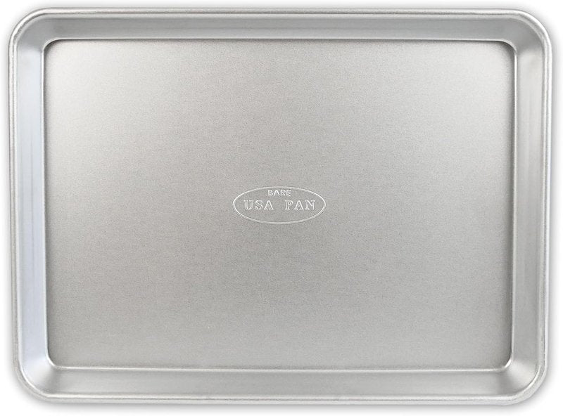 USA Pan Bakeware | Traditional Aluminized Steel Quarter Sheet Baking Pan - Uncoated Design