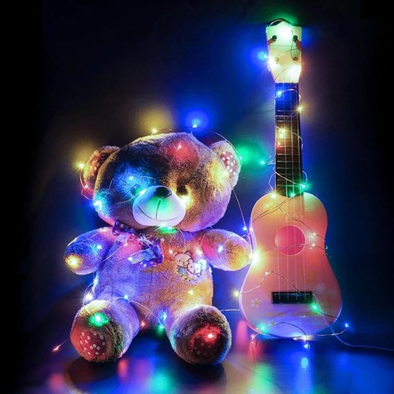 Skiennix 100 Pack Fairy Lights - 7Ft 20 LED Twinkle String Lights | Battery Operated & Waterproof for Parties, Weddings, Christmas, and Valentine's Day - 10 Colors Available