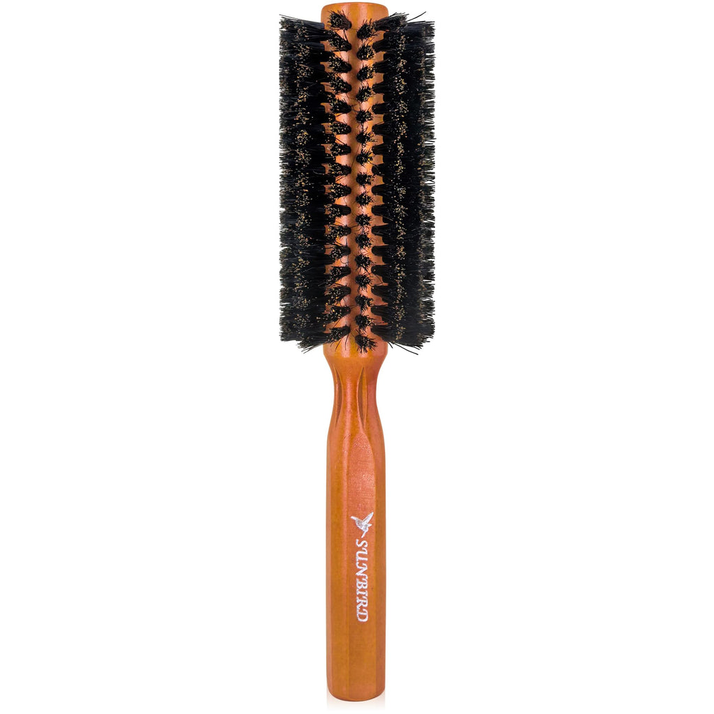 SUNBIRD Boar Bristle Round Hair Brush, 2.0 Inch