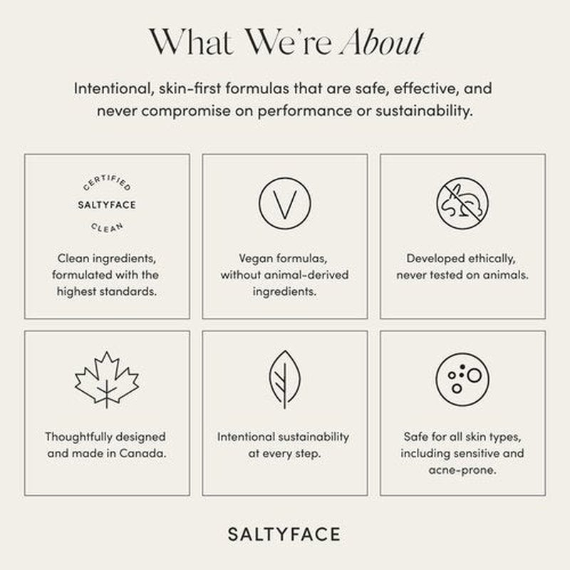 SALTYFACE - Tanning Foam (Light to Medium) - Self Tanner for Body, Legs, Arms, Back - No Color Transfer - Oil Free, Fragrance Free - Streak-Free, Non-Clogging - Vegan Skin Care - 5 FL OZ (150 ML)