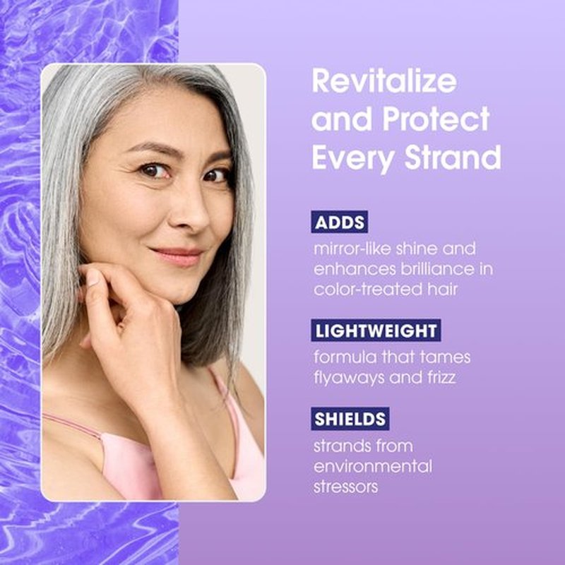 One 'n Only Shiny Silver Ultra Shine Spray - Brightening Gloss for Blonde Hair with UV Protection (4 oz)