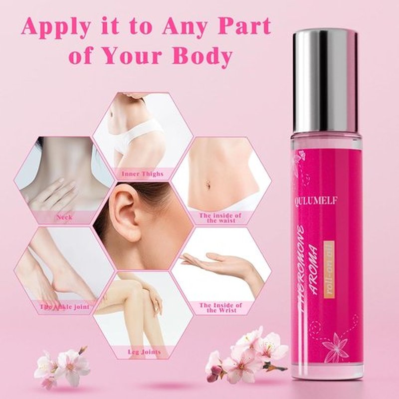 QULUMELF Pheromone Perfume for Women - Long-Lasting Fruity Fragrance | Portable Roller Ball Design