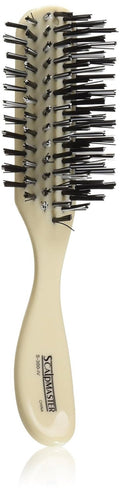 Scalpmaster Nylon Bristle Salon Contour Brush - Precision Styling Tool for All Hair Types