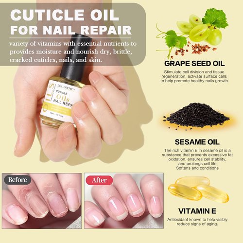 Gel Nail Polish Remover - Gel Polish Remover Kit with Cuticle Oil & Latex Tape & Colored Peel Off Manicure Tools, Gel Remover for Nails 2-5 Minutes, No Soaking,Wrapping