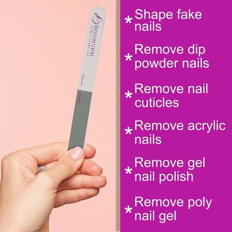 BACKSCRATCHERS 2+2 File and Buffer - Double Sided- Shining and Smoothing Nail File