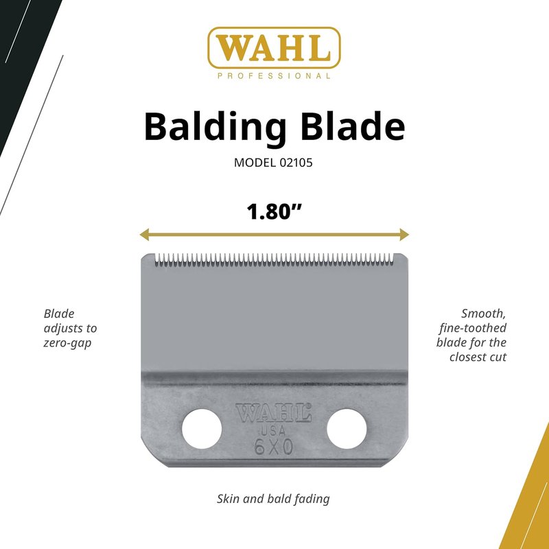 Wahl Professional Balding Blade - Ultra Close 6X0 Replacement for 5 Star Clipper