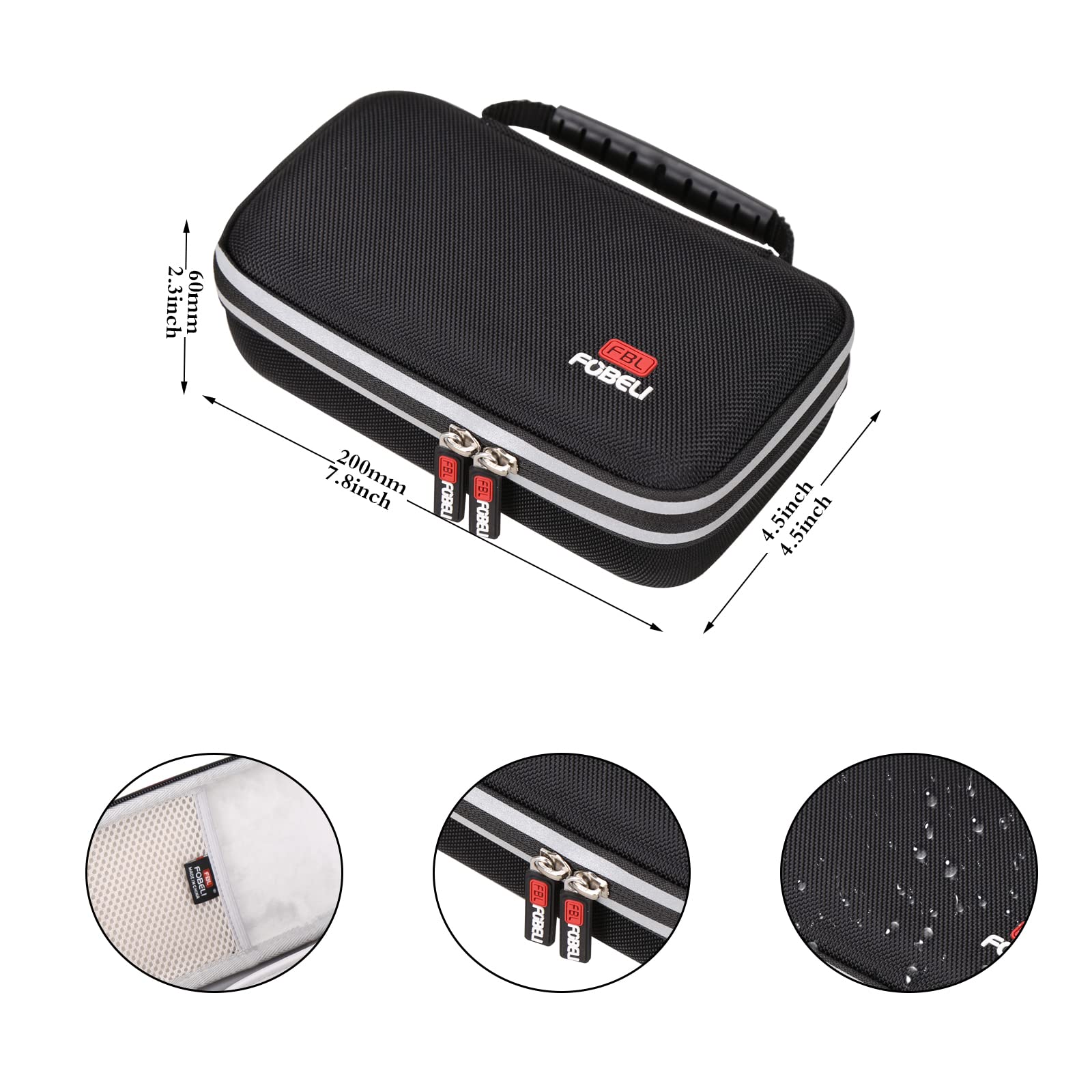 FBLFOBELI EVA Storage Case Compatible with Backbone One Mobile Gaming Controller, Hard Travel Carrying Case, Gaming Controller Protector