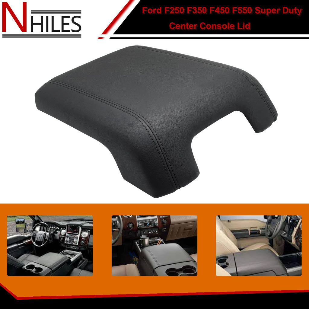 Center Console Lid Compatible with F-250 350 450 550 Super Duty 2011-2016