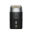 Andis Pro Foil Plus II Cordless Shaver - Gold Titanium Foils, Lithium Ion Battery, USB-C Stand, Black