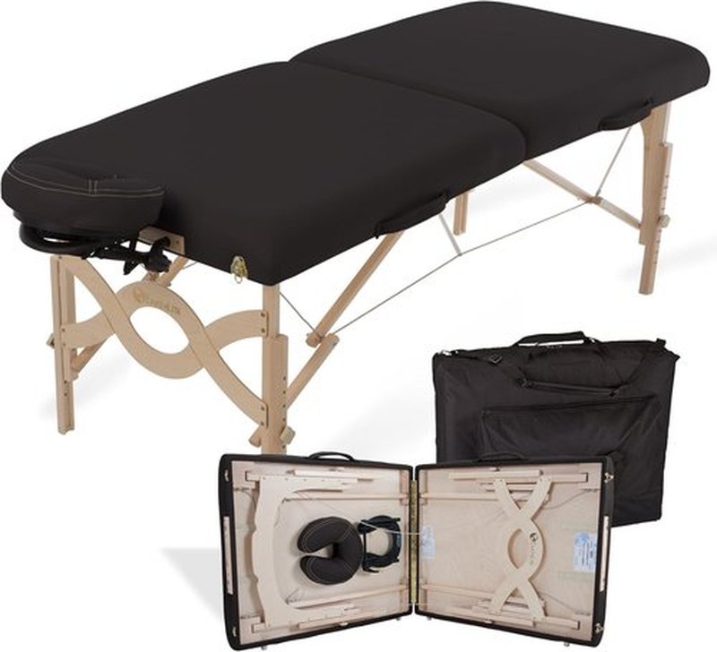 EARTHLITE Portable Massage Table Package AVALON - Premium Flex-Rest Face Cradle & Strata Cushion, 30”x73”