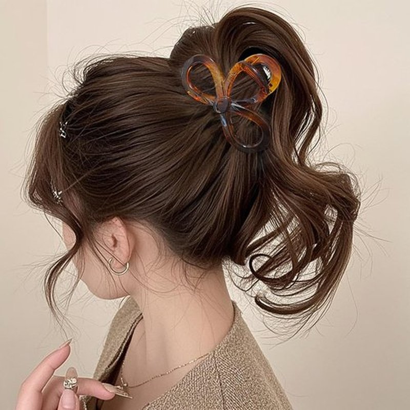Markuii 3.9 Inch Hair Claw Clips Large Glossy No Slip Hair Clips for Women Long and Medium to Thick Hair, 4 Pack