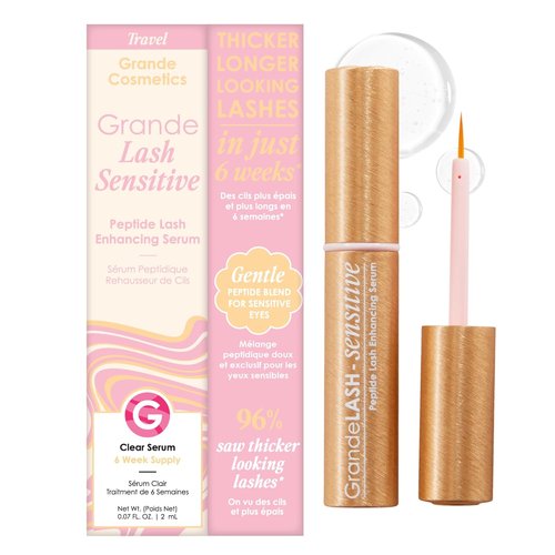 Grande Cosmetics GrandeLASH - Prostaglandin-Free Gentle Lash Serum for Fuller, Longer-Looking Eyelashes | Nourishing Botanicals, Cruelty-Free