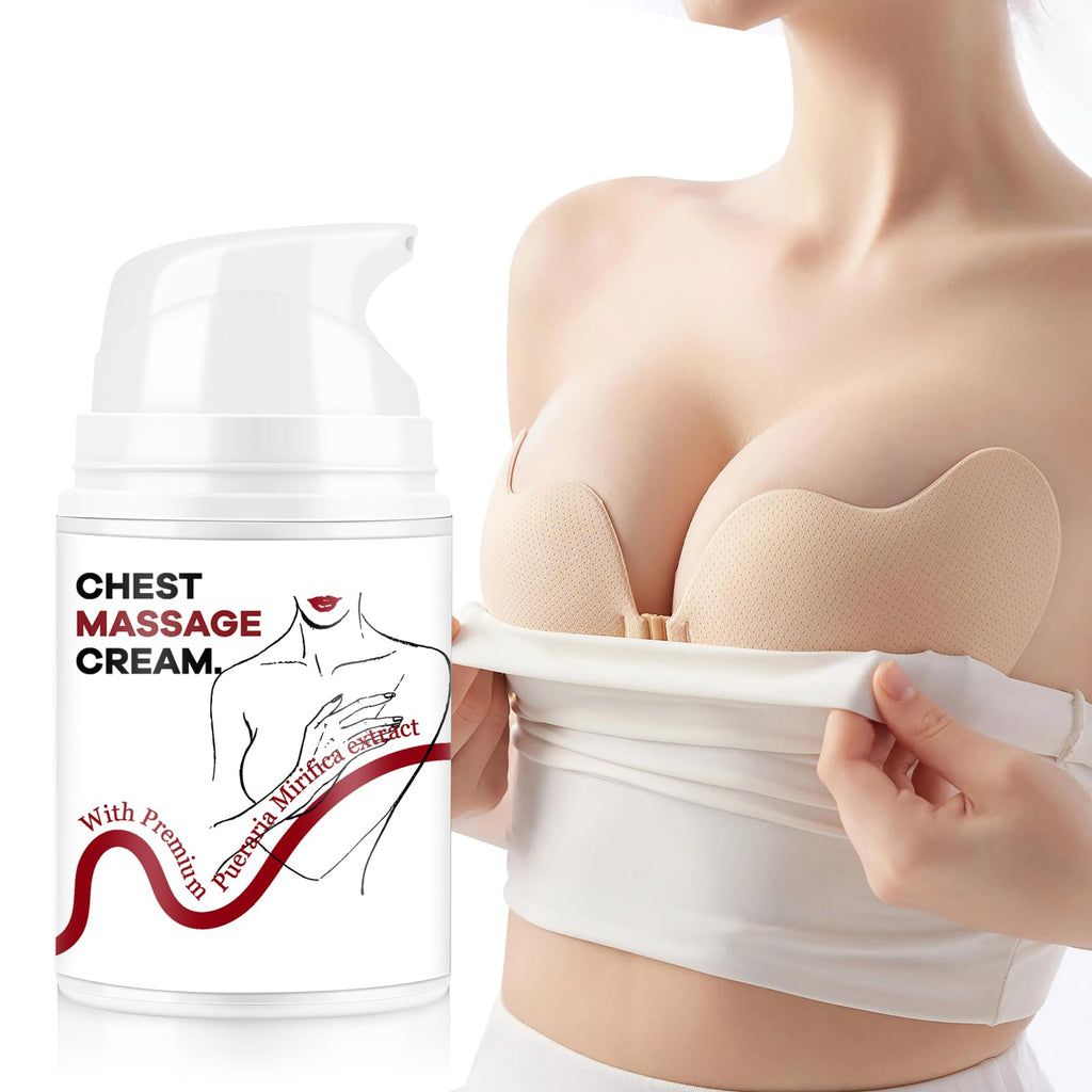 Breast Enhancement Cream, Nourishing Firming Cream for a Smoother, Fuller Look, Hydrating Formula for Daily Bust Care, 1.76 fl oz