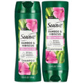 Suave Shampoo and Conditioner Set, Bamboo & Hibiscus – Volumizing Hair Products for Flat and Fine Hair, 12.6 Oz Each