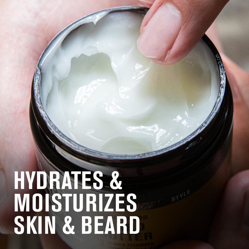 Every Man Jack Beard & Scruff Softening Butter- Vanilla & Cedar Fragrance - Hydrates & Styles Dry, Unruly Beards While Relieving Itch - Made with Shea Butter & Coconut Oil - 4 oz (2 Pack)