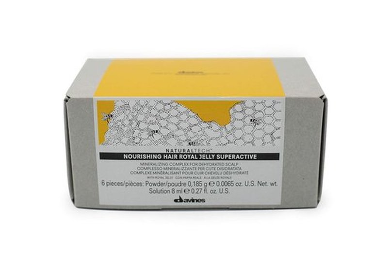 Davines Naturaltech Nourishing Royal Jelly Superactive | Hydrating Treatment for Dry, Damaged Hair - 6 x 0.27 Fl Oz