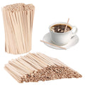 2000 Wooden Coffee Stirrers, 4.4 inches Stir Sticks Disposable Swizzle Stir Sticks for Coffee and Cocktails