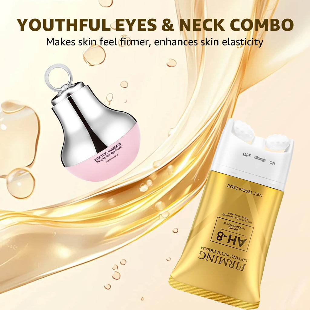 Botanikind AH-8 Neck-Eye Care Tightening & Revitalizing Set -Smooth of Fine Lines, Eye & Neck Treatment, Skin Moisturizer, Deep Moisturizing Skincare All Skin Types