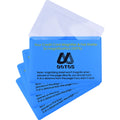 Outus 4 Pack Wallet Magnifier Cards, 3X Pocket Credit Card Size Magnifying Glass, Portable Fresnel Lens for Reading Small Print, Maps, Books, Wallet