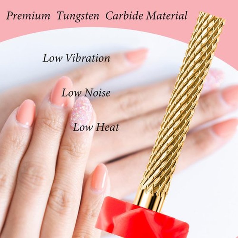 BITNBITH Nail Drill Bit 3/32", Cuticle Remover Drill Bit Professional Carbide Nail Buffer Drill Bit for Nail Prep Nail Bed File Dead Skin Cleaning,Manicure Drill Bit Nail Supplies Home Salon,Fine